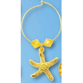 Starfish Cast Stock Wine Glass Charm or Pin